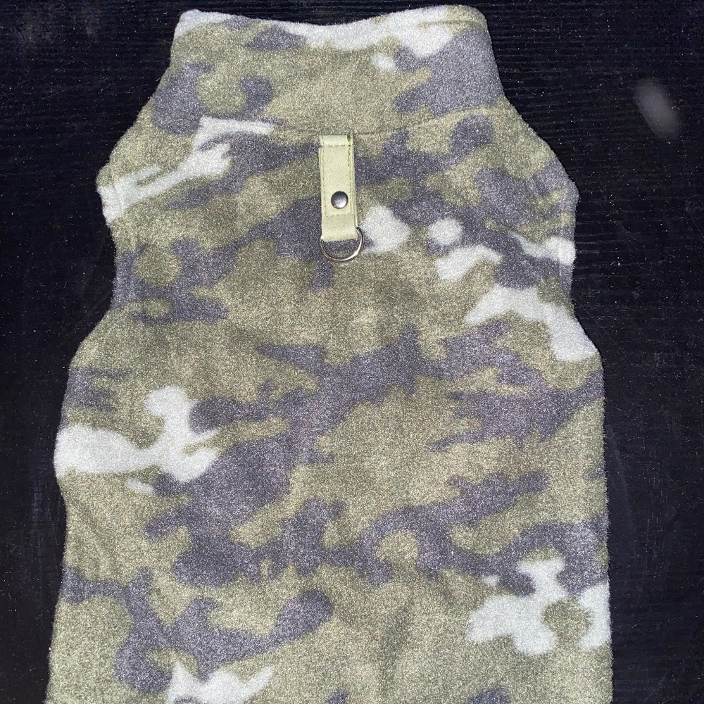 Small Camo Dog Sweater
